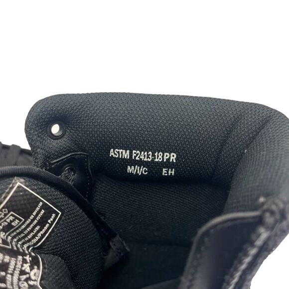 Original Swat Boots Womens Sz 6 Black Leather Canvas Tactical Military Combat - Picture 6 of 14